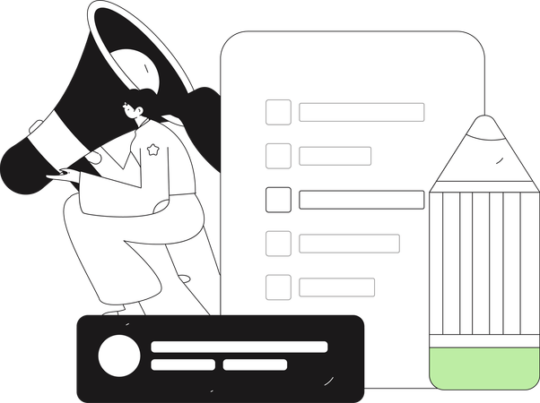 Pesquisa do cliente  Ilustração