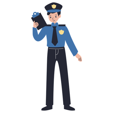 Enquête policière  Illustration