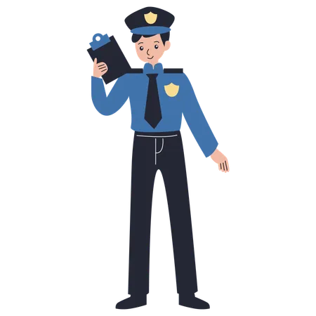 Enquête policière  Illustration