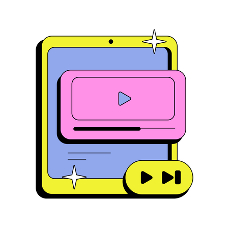 Enregistrement video  Illustration