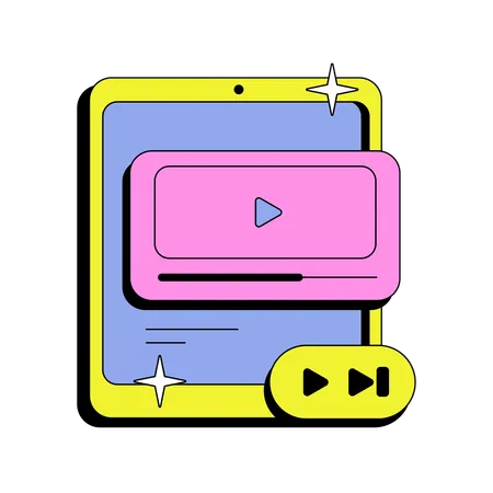 Enregistrement video  Illustration