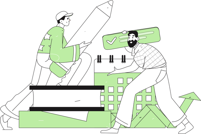 Ensino à distância  Ilustração