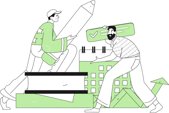 Ensino à distância  Ilustração