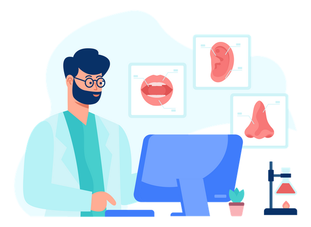 ENT Specialist  일러스트레이션
