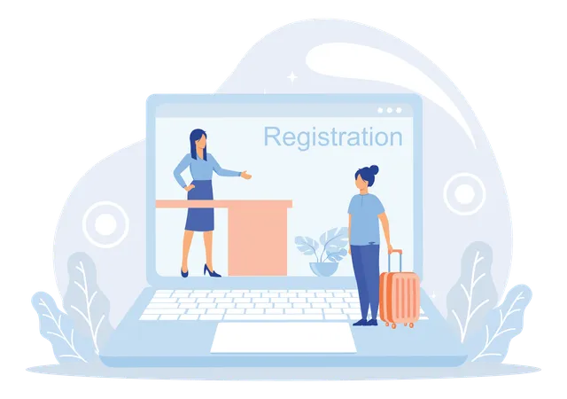 Enter login and password  Illustration