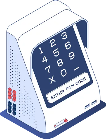 Enter pin code  Illustration