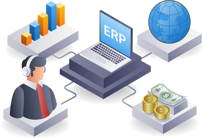 Enterprise development configuration management  Illustration