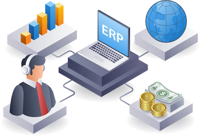 Enterprise development configuration management  Illustration