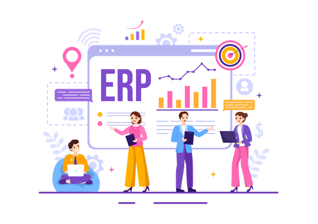 Enterprise Resource  Illustration