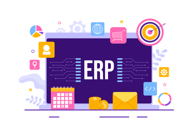 Enterprise Resource  Illustration