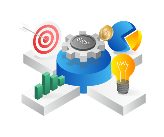 Enterprise Resource Planning  Illustration