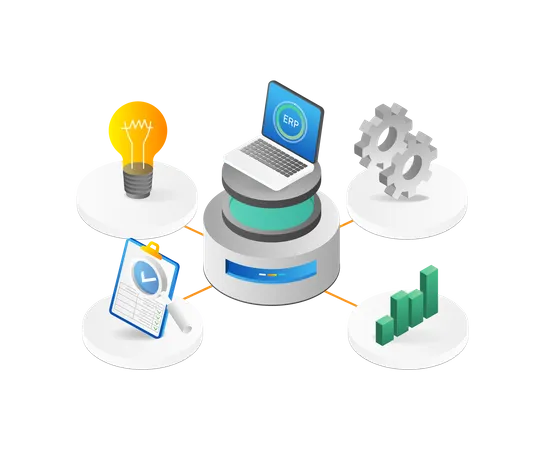 Enterprise resource planning  Illustration