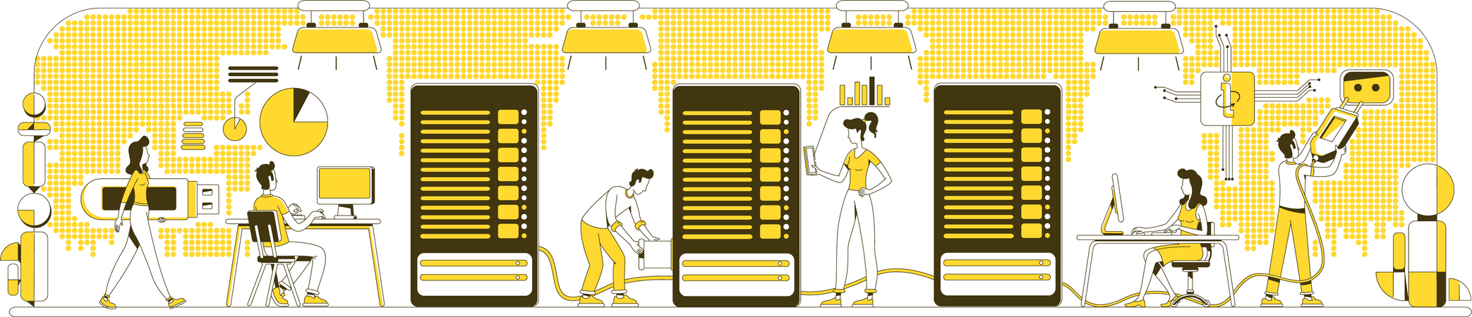 Enterprise storage system  Illustration