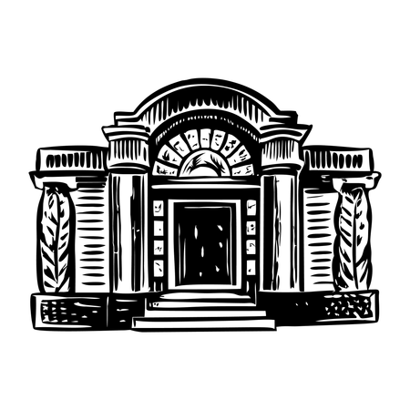 Entrada del casino  Ilustración