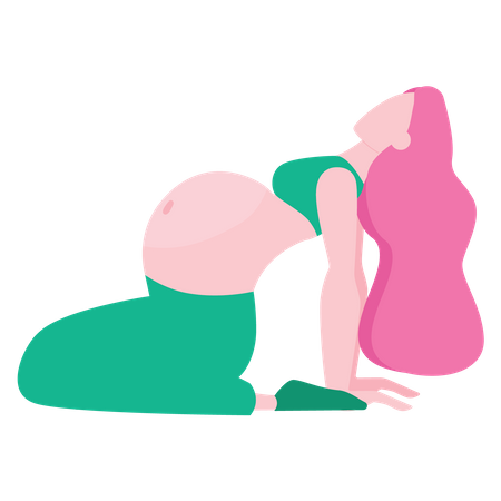 Entraînement pour femme enceinte  Illustration