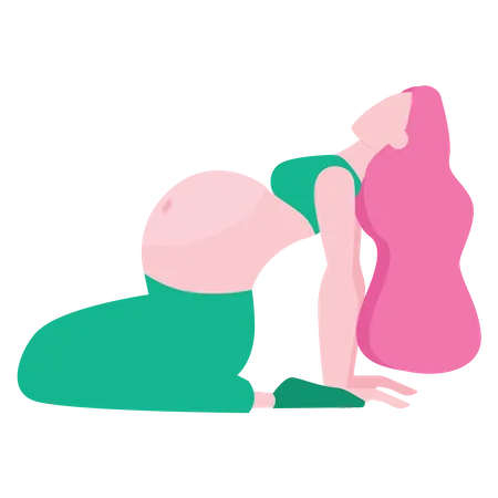 Entraînement pour femme enceinte  Illustration