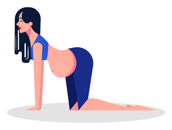 Entraînement pour femme enceinte  Illustration