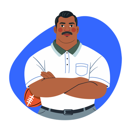 Coach de football  Illustration