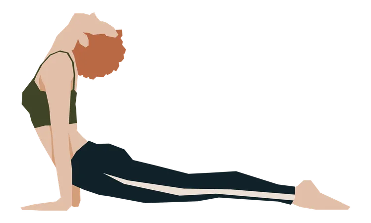 Entraîneur de yoga  Illustration