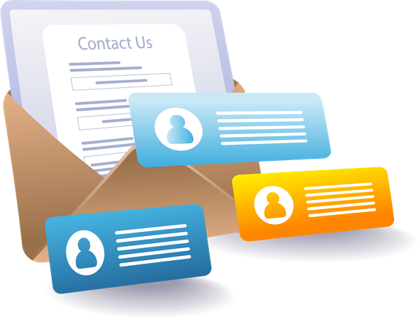 Entre em contato com o atendimento ao cliente online  Ilustração