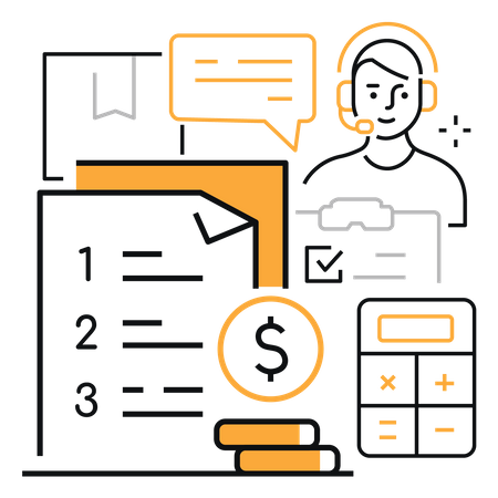 Entrega atendimento ao cliente  Illustration