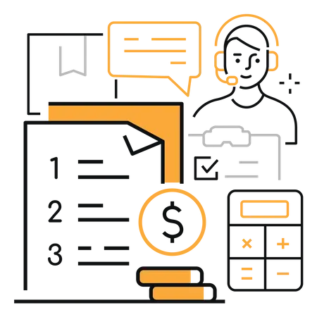 Entrega atendimento ao cliente  Illustration