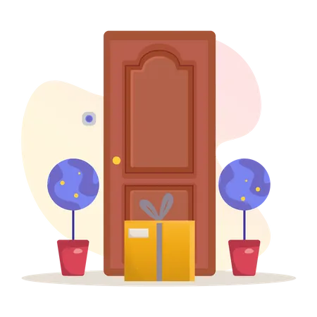 Entrega puerta a puerta  Illustration