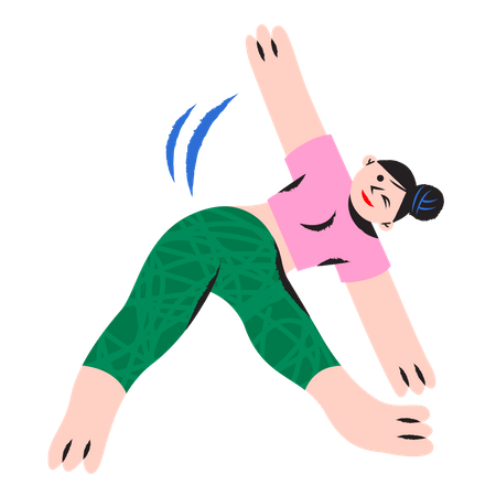 Entrenador de yoga  Illustration