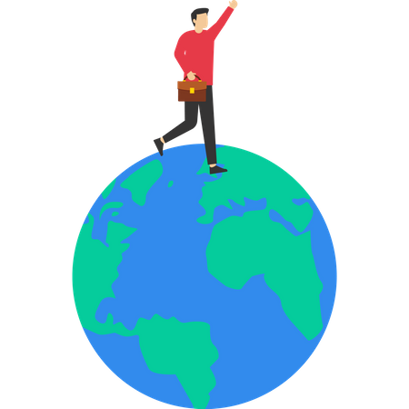Entrepreneur hero  Illustration
