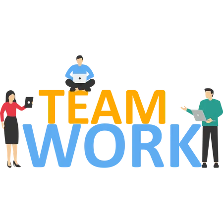 The Business Concept Said Entrepreneur Mutual Cooperation To Build Teamwork The Concept Of Teamwork Or Jointly Building A Business Or Towards A Goal Construction Business Project Abstract Graphic Illustration