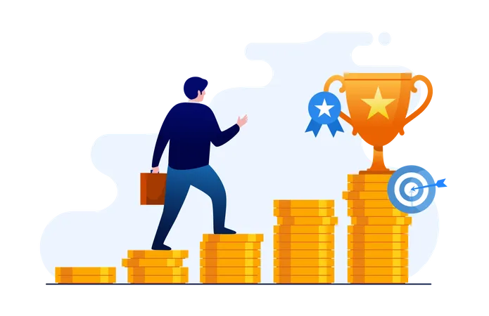 Entrepreneur target  Illustration