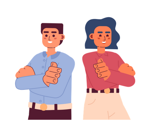 Entrepreneurial partnerss  Illustration