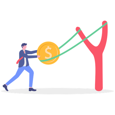 Entrepreneurship ready to launch new project  Illustration