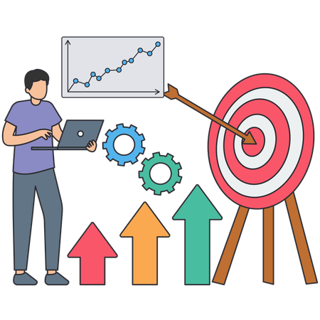 Cible commerciale  Illustration