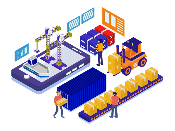 Société de transport  Illustration