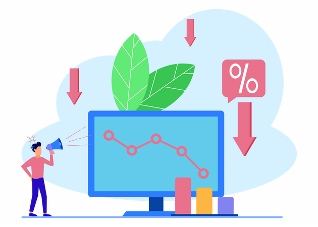 Entreprise en faillite  Illustration