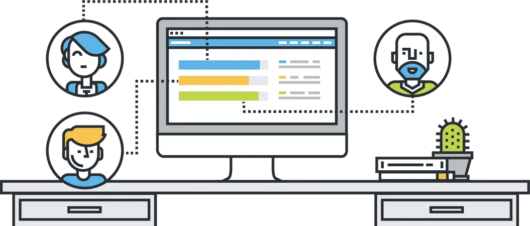 Gestion des ressources humaines en entreprise  Illustration