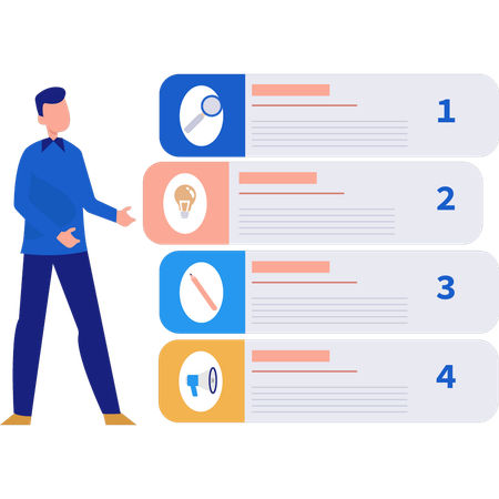 Infographie d'entreprise  Illustration