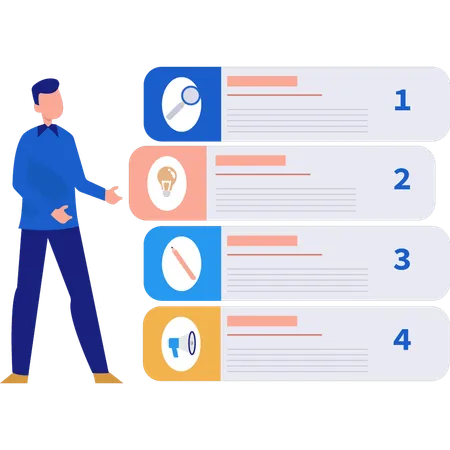 Infographie d'entreprise  Illustration