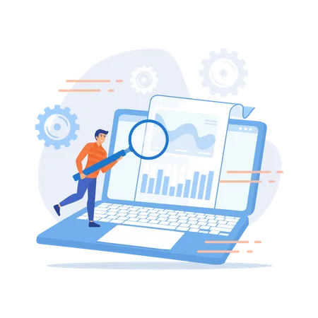 Analyse du rapport annuel de l'entreprise  Illustration