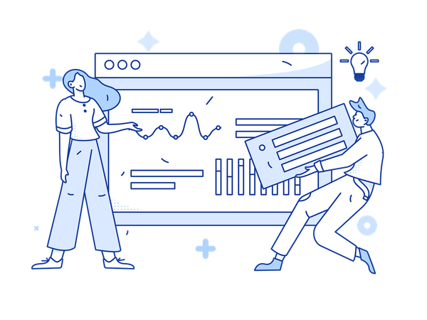 Analyse de démarrage d'entreprise  Illustration