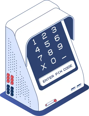 Entrez le code PIN  Illustration