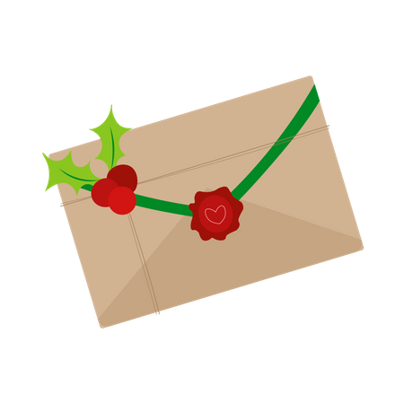 Envelope de natal  Ilustração