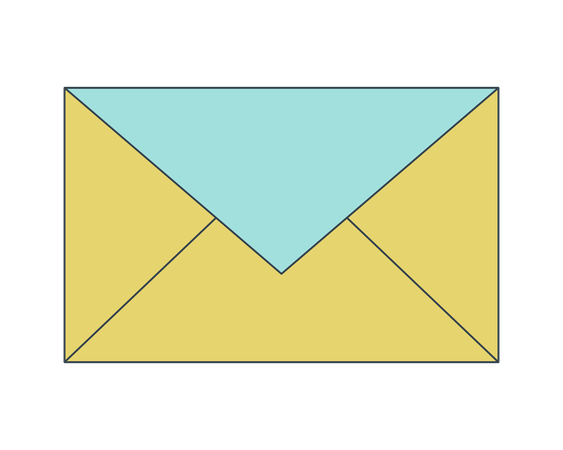 Envelope fechado  Ilustração