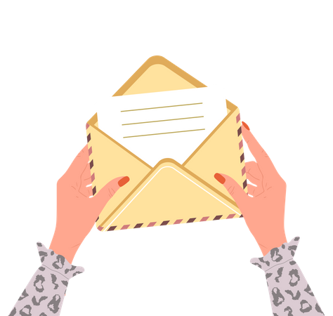 Enveloppe de courrier  Illustration