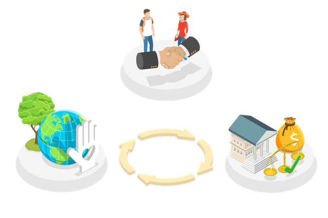 Environmental Social Governance  Illustration