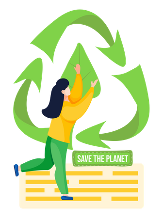 Environmentally friendly products  Illustration