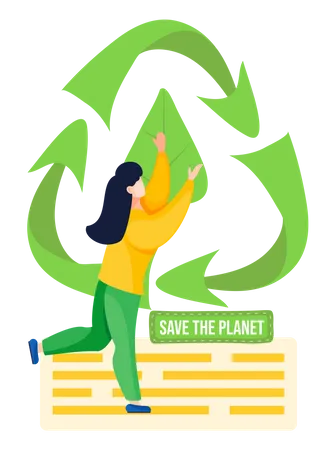 Environmentally friendly products  Illustration