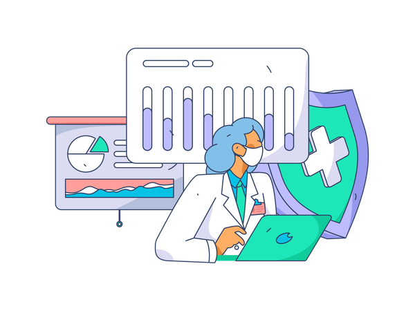 Epidemiology Study  Illustration