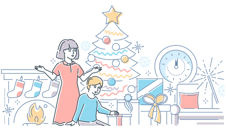 Época de Natal  Ilustração